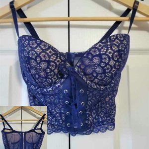 Pink VS Lace Longline Bra